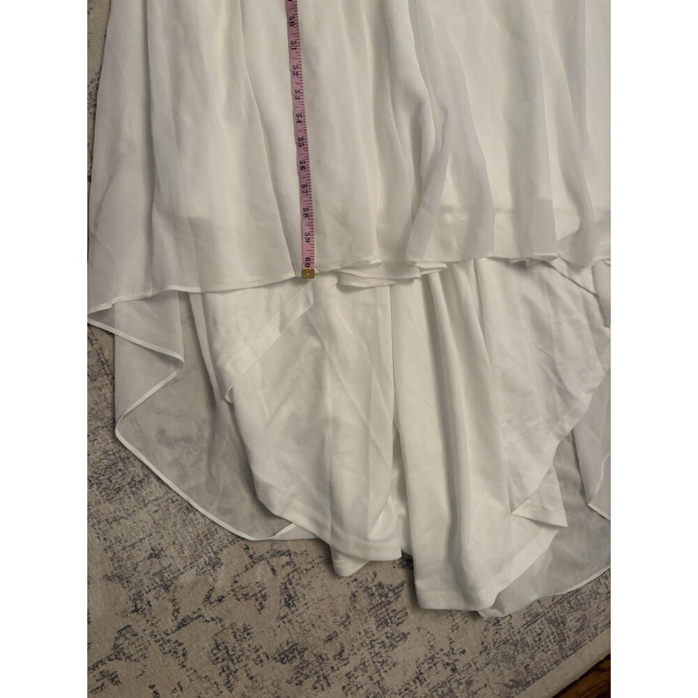 Lulus Angelic Adoration White Backless Maxi Dress Size XL NWT Wedding Vintage - Picture 6 of 9